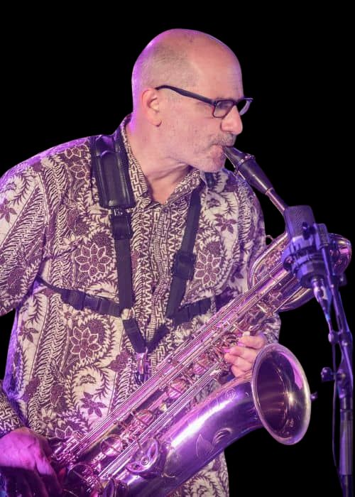 Jean-Charles RICHARD, musicien ambassadeur JLV, avec son instrument équipé d'une ligature JLV