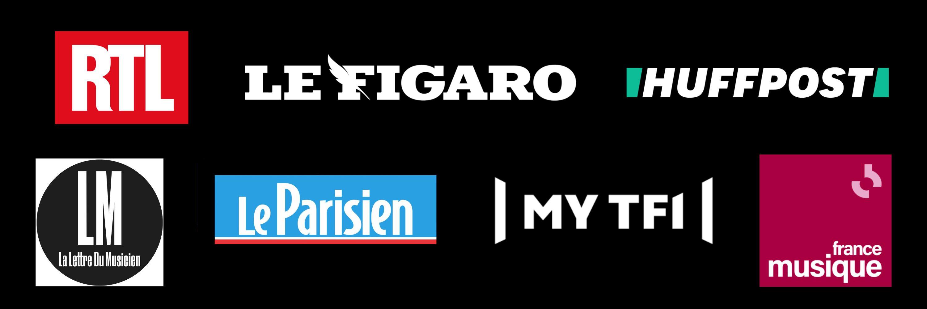 Logos des articles de presse JLV Sound