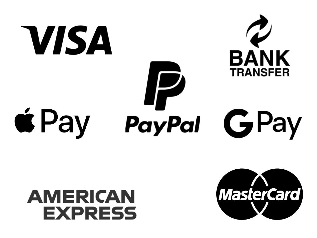 Modes de paiement acceptés 