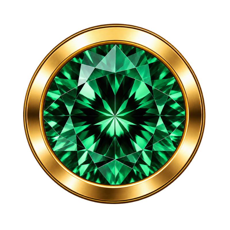 Strass émeraude